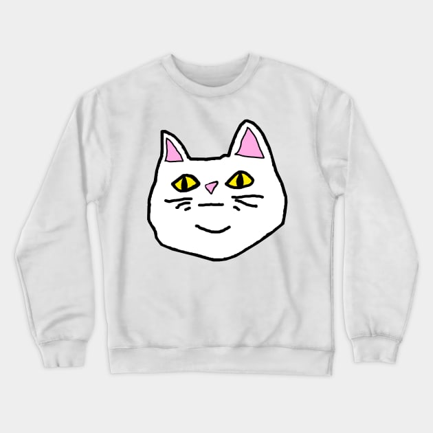 Fat Haku Head Crewneck Sweatshirt by DarkwingDave